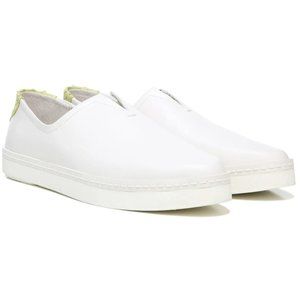 FRANCO SARTO Lightweight Leather Avant Slip-On Sneaker Shoe in White Size 10 M